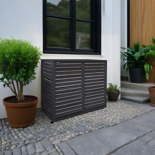 Verkleidung fr Wrmepumpe und Klimaanlage in anthrazit...