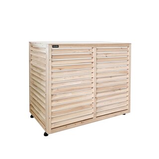 Verkleidung fr Wrmepumpe und Klimaanlage in natur kleine Fehler  B-Ware