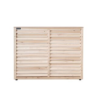 Verkleidung fr Wrmepumpe und Klimaanlage in natur kleine Fehler  B-Ware