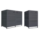 M�lltonnenbox M�lltonnenverkleidung f�r 3 Tonnen bis 240L...