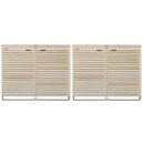 Mlltonnenbox Mlltonnenverkleidung fr 4 Tonnen bis 240L...