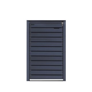 Mlltonnenbox Mlltonnenverkleidung anthrazit Holz 240L Modell Heide 1 Tonne