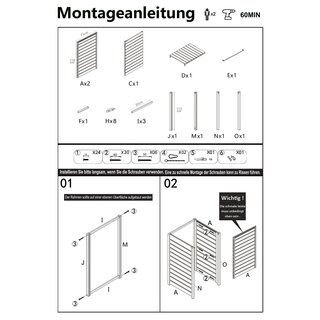 Mlltonnenbox Mlltonnenverkleidung anthrazit Holz 240L Modell Heide 3 Tonnen