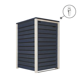 Mlltonnenverkleidung aus Holz  fr 1 Tonne bis 240 Liter HamburgAN  (B) B-Ware