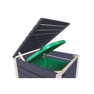 Mlltonnenverkleidung aus Holz  fr 1 Tonne bis 240 Liter HamburgAN  (B) B-Ware