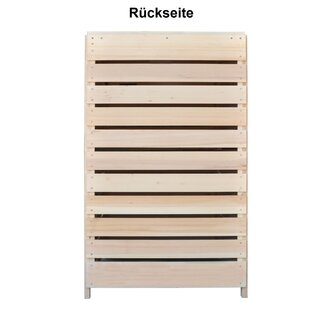 Mlltonnenverkleidung aus Holz in Natur  fr 1 Tonne bis 240 Liter ADRIA22 (B) B-Ware