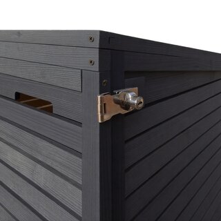 Rollator Garage Rollatorbox Gerteschuppen mit Pultdach Gartenhaus in anthrazit