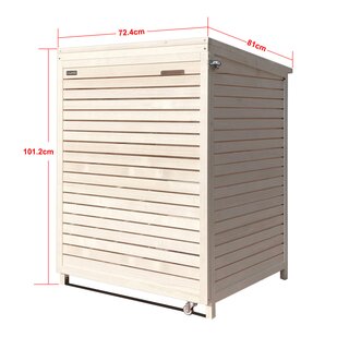 Rollator Garage Rollatorbox Gerteschuppen mit Pultdach Gartenhaus in natur