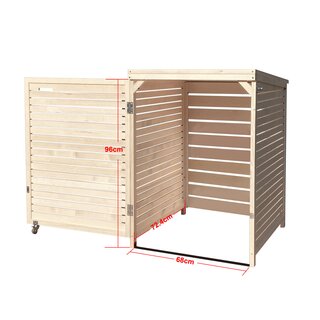 Rollator Garage Rollatorbox Gerteschuppen mit Pultdach Gartenhaus in natur