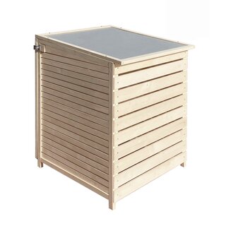 Rollator Garage Rollatorbox Gerteschuppen mit Pultdach Gartenhaus in natur