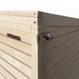 Rollator Garage Rollatorbox Gerteschuppen mit Pultdach Gartenhaus in natur