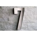 3D-Hausnummer 7 Edelstahl V2A H20cm New-Design  inkl....