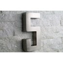 3D-Hausnummer 5 Edelstahl V2A H20cm New-Design  inkl....