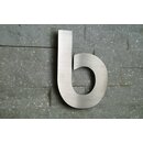 Buchstabe  b  Edelstahl V2A H15cm ITC-Bauhaus-2D  inkl....